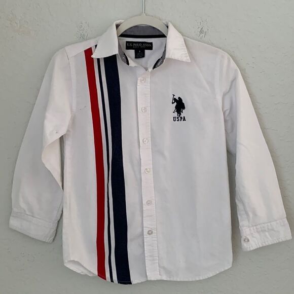 US Polo Assn. Boys Shirt w/ Embroidered Logo Pony Size 8 - Picture 1 of 12